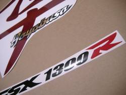 Suzuki Hayabusa '99 gold genuine style decals kit