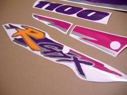 Suzuki GSXR 1100 '94 purple oem style decals set