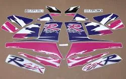 Suzuki GSXR 750w 1993 complete replacement decal set