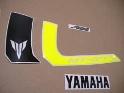 Emblems for Yamaha MT07 2017 grey/neon yellow model