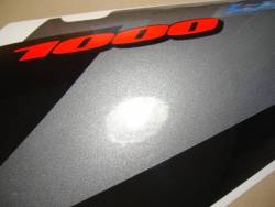 Suzuki GSXR 1000 2003-2004 silver decals set