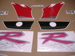 Suzuki GSXR 1100w '93 red genuine style decals 