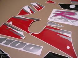 Suzuki GSXR 1100w '93 red oem style graphics set