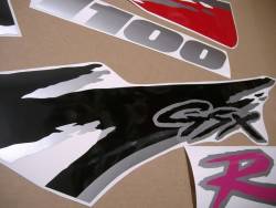 Suzuki GSXR 1100w '93 red genuine style stickers