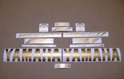 Matte gold logo decals for Yamaha R1