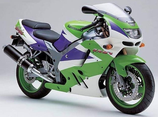 Kawasaki Ninja 1994 decals set - green pattern version Moto-Sticker.com