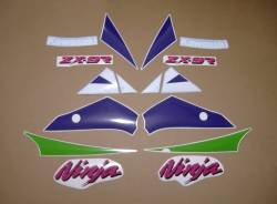 Kawasaki zx9r 1994 ninja oem style decals set