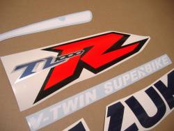 Suzuki TL1000R genuine look reproduction decals