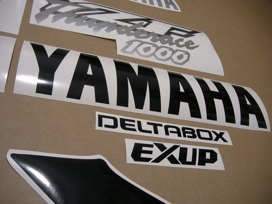 Decals for Yamaha  YZF1000 Thunderace  97 black grey 