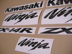 Stickers (carbon look) for Kawasaki zx-14r 1400