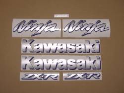 Decals for Kawasaki ZX7R 1998 burgundy version