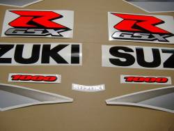 Suzuki GSXR 1000 2005 yellow decals