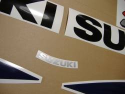 Suzuki GSXR 1000 2006 white decal set