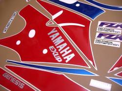 Yamaha FZR 1000 Exup 1993 genuine style decals