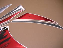 Suzuki hayabusa 2016 red genuine look decals set