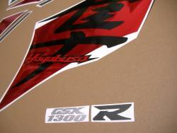 Decals for suzuki hayabusa 2016 red L6 version