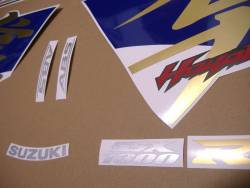 Suzuki Hayabusa 2015 L5 blue restoration decals kit