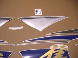 Suzuki Hayabusa 2015 L5 blue reproduction decal set