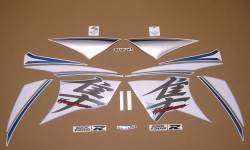 Suzuki Hayabusa 2016 L6 white genuine style stickers