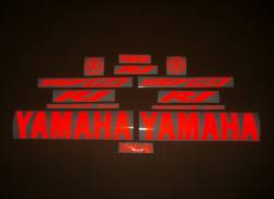 Reflective red logo stickers for yamaha r1 03