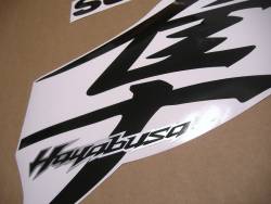 Black stickers set for Suzuki Hayabusa 2nd gen.
