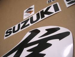 Suzuki Hayabusa 1340 black color kanji decals