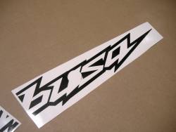 Suzuki Hayabusa 2020 grey OEM style kanji decal set