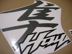 Suzuki Hayabusa 2020 grey replacement graphics set