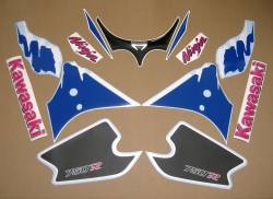 Kawasaki ZXR 750R ninja 1993 pattern decal set