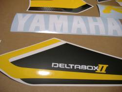 Yellow graphics set for Yamaha YZF R6 1999 RJ03 5EB