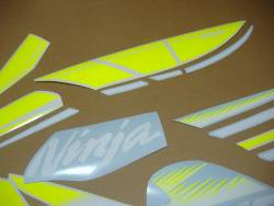 Signal  yellow stickers for Kawasaki ZX10R 2016