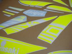 Neon yellow sticker set for Kawasaki ZX10R 2016