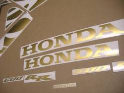 Tribal gold pattern stickers for Honda cbr 600 rr
