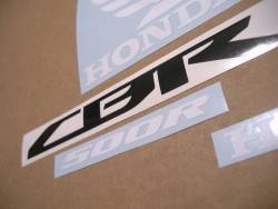 Honda CBR 500R 2013 complete logo stickers kit