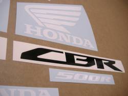 Honda CBR 500R 2013 replica emblem graphics