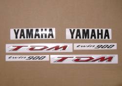 Decals (genuine style) for Yamaha TDM 900 2002 silver
