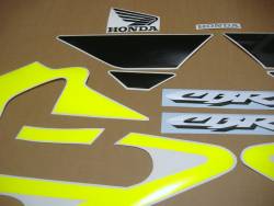 Honda CBR 600 F4i fluorescent yellow decal set