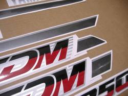 Stickers for Yamaha TDM 850 3VD 1991 red model