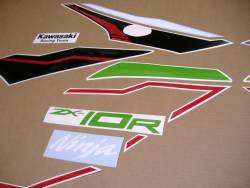 2021 Kawasaki ZX10R Ninja replacement decals set