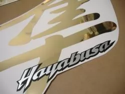 Graphics (chrome gold) for Suzuki Hayabusa 1st gen.