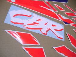 Decals for Honda CBR 600f 1993 white/red model