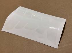Kawasaki ninja gas tank transparent protector pad