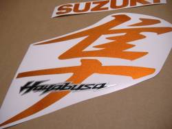 Orange stickers for Suzuki Hayabusa 1340 mk2 2008