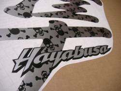 Suzuki hayabusa skull and bones pirate logo decals