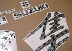 Suzuki hayabusa 1300 mk1 1st gen skull custom decals
