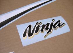 Kawasaki 636 ninja ZX6R 2002 green replacement decal set