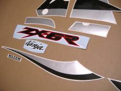 Decals for Kawasaki 636 ninja ZX6R 2002 red pattern