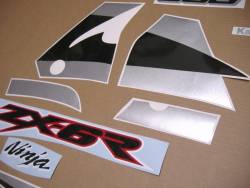 Kawasaki 636 ninja ZX6R 2002 red OEM pattern graphics