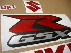 Suzuki gixxer 1000 cherry pearl red stickers