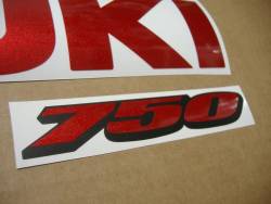 Red metallic cherry graphics for Suzuki gsxr 750